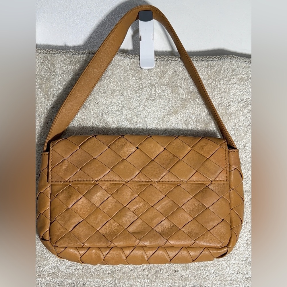 Anthropologie Braided Shoulder Bag in Tan